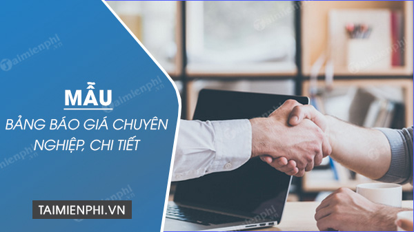 tai mau ban bao gia