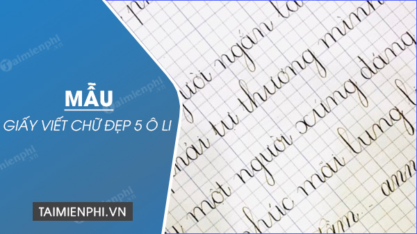 download mau giay viet chu dep 5 o li