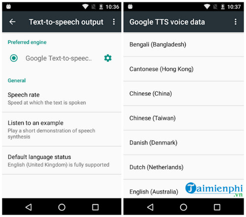 google text to speech