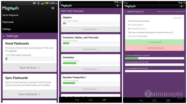 gmat math flashcards