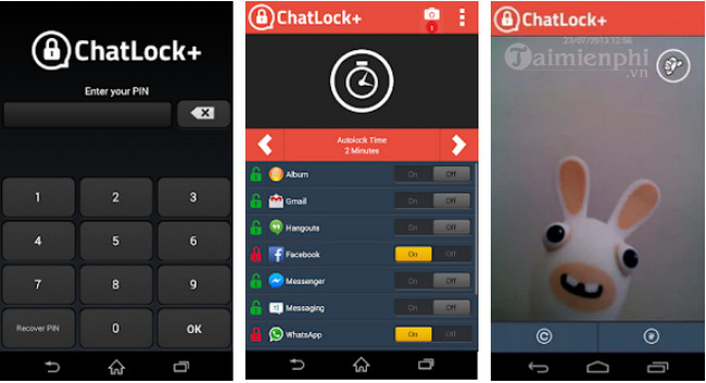 messenger and chat lock