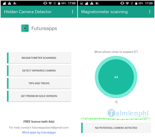 hidden camera detector