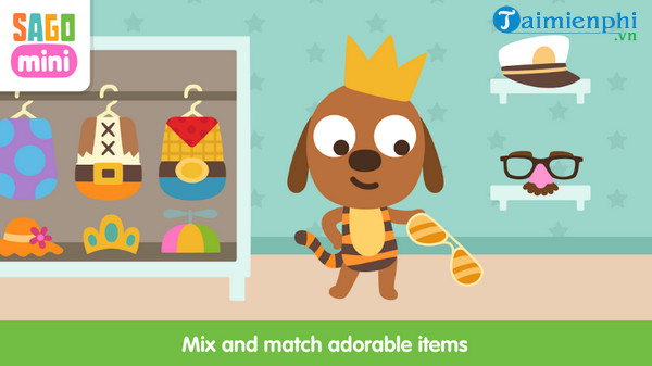 sago mini babies dress up