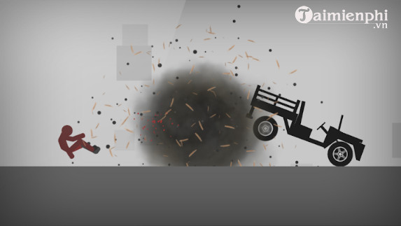 stickman dismounting