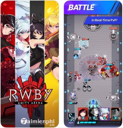 rwby amity arena