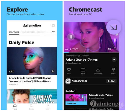 dailymotion cho android