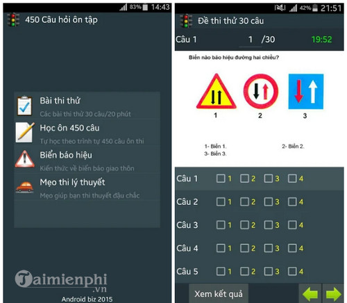 450 cau hoi sat hach lai xe