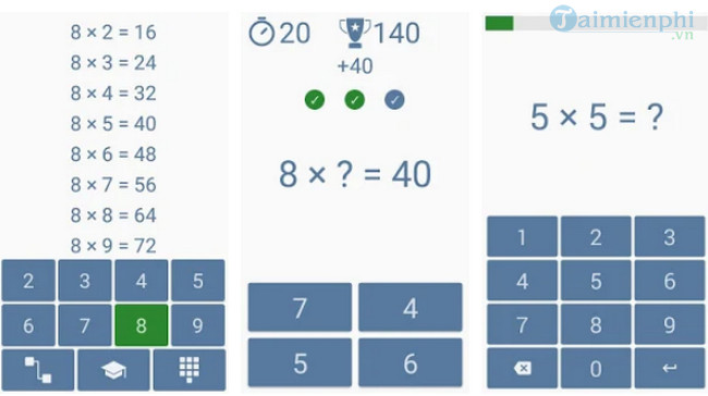 multiplication table
