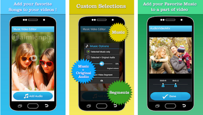 music video editor add audio