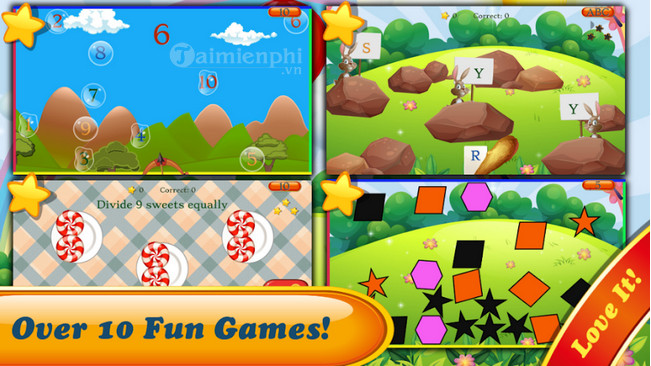 dino preschool learning games
