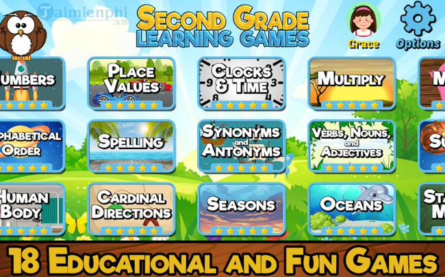 second grade learning games