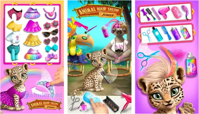 jungle animal hair salon