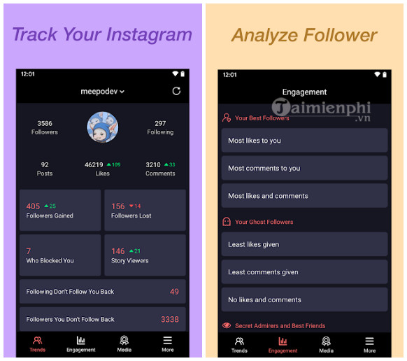 ana ly followers analyzer