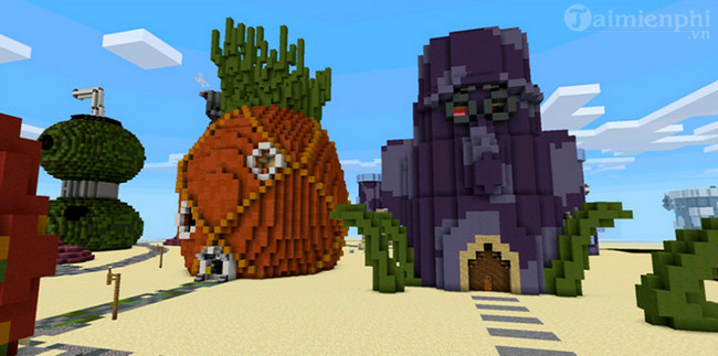 mod bikini bottom for mcpe
