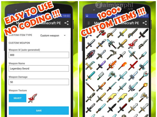 mod maker for minecraft pe