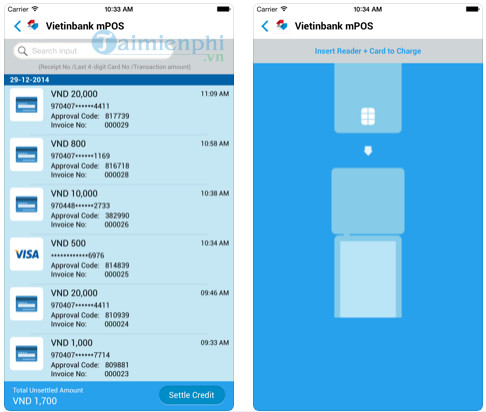 vietinbank mpos cho ios