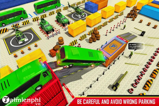 army bus parking game