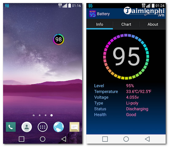 big battery indicator