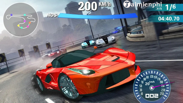 racing car traffic city speed