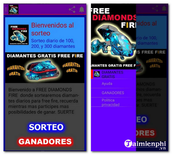 Download free diamonds fire