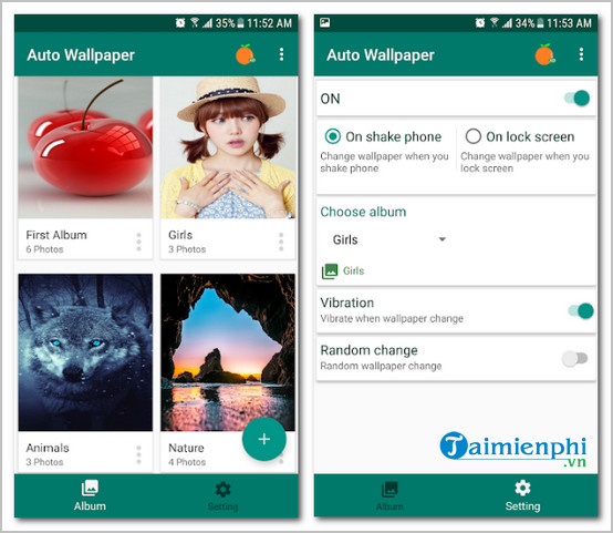 auto wallpapers change