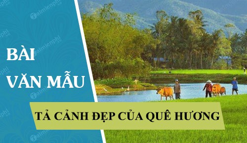 ta canh dep cua que huong