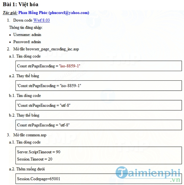 Hướng dẫn tạo diễn đàn