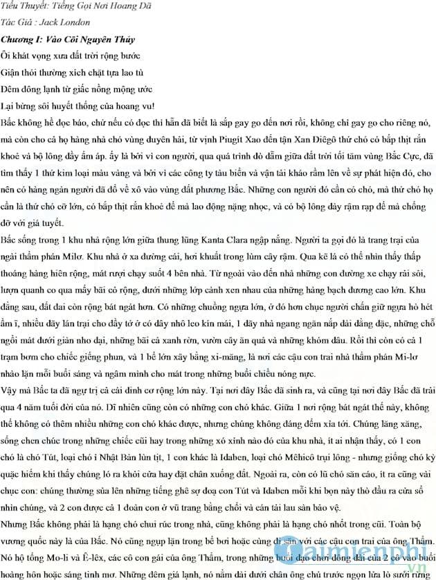 Tiếng gọi nơi hoang dã