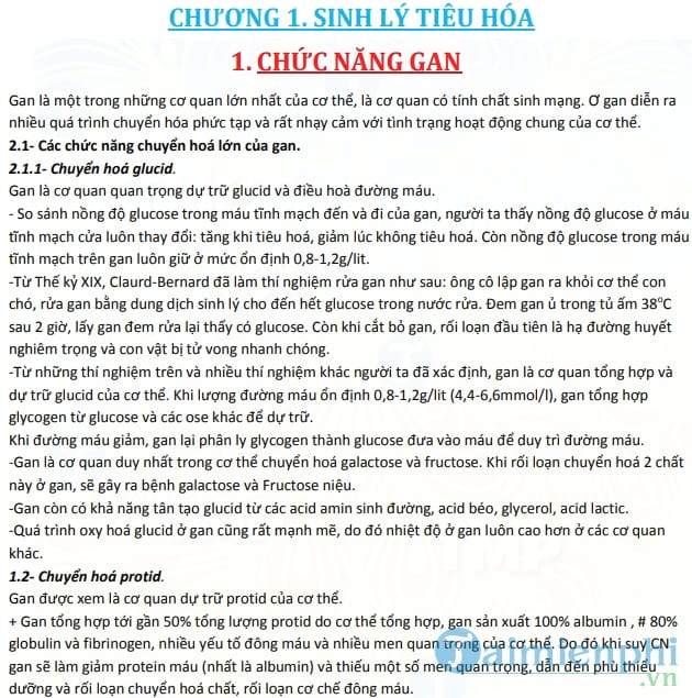 Bệnh học tiêu hóa