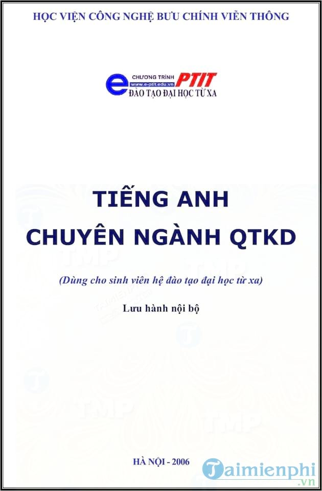 Tiếng Anh chuyên ngành quản trị kinh doanh