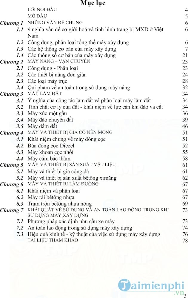 Giáo trình môn Máy xây dựng