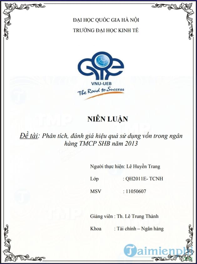 Phân tích, đánh giá tình hình sử dụng vốn trong ngân hàng