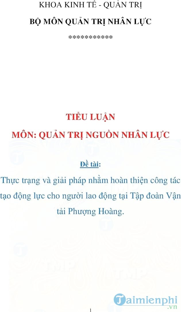Thực trạng và giải pháp nhằm hoàn thiện công tác tạo động lực cho người lao động