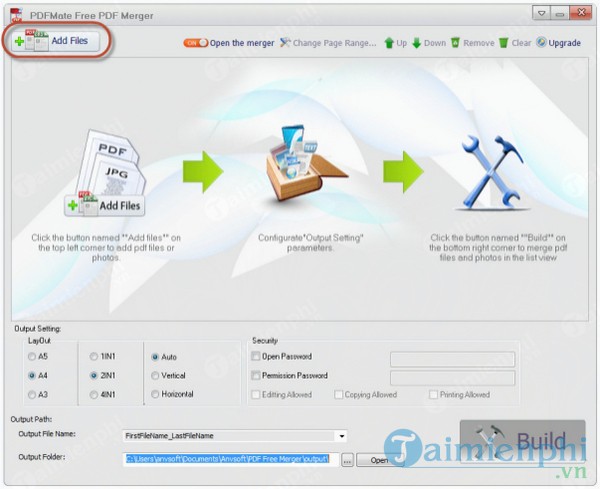 PDFMate Free PDF Merger
