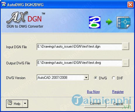 DGN to DWG Converter