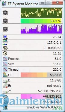 Portable EF System Monitor
