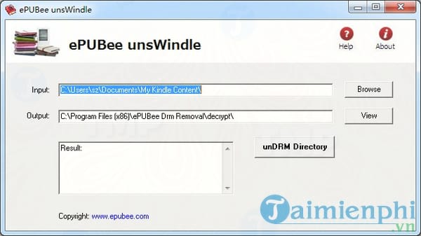 ePUBee Kindle DRM Removal