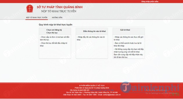 Phần mềm quản lý hộ tịch Tan Dan JSC