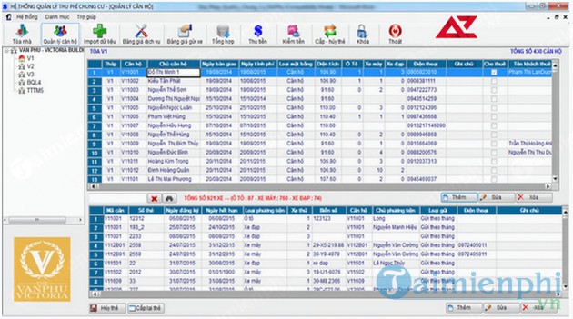 Phần mềm quản lý tòa nhà AZ BMS