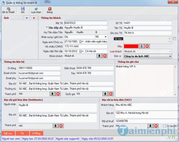 Phần mềm quản lý tòa nhà oneS