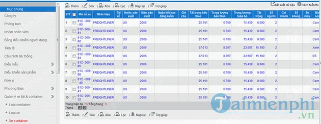 Phần mềm quản lý vận tải Vivunet