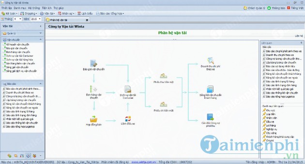 Phần mềm quản lý Winta Logistics