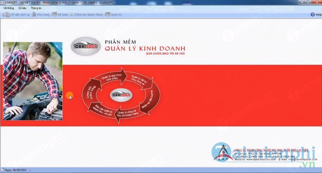 Phần mềm quản lý Gara ô tô Carsoft