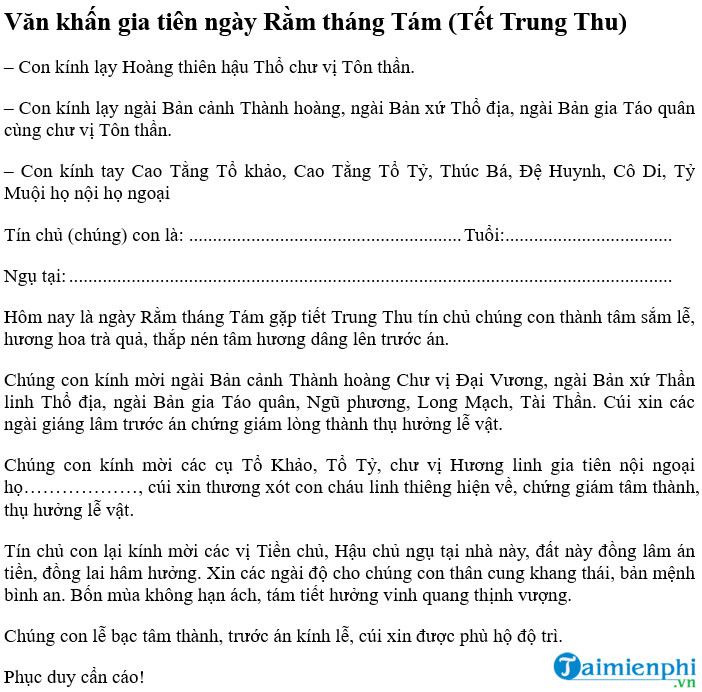 van cung ram thang tam trung thu\