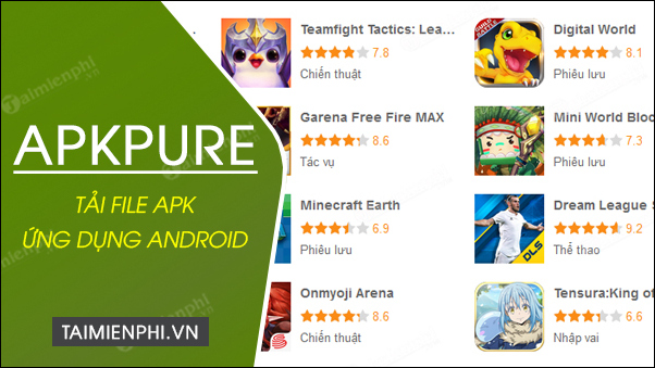 tai apkpure cho android