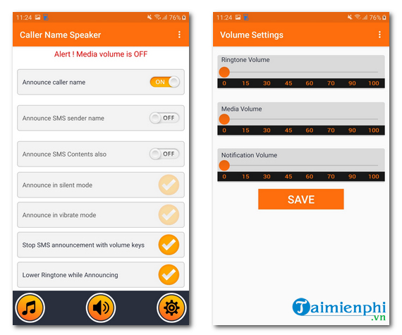 tai caller name announcer for android