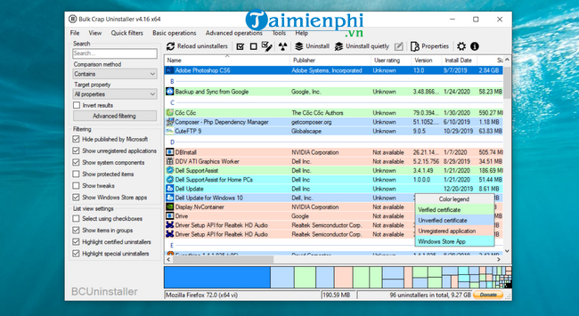 tai bulk crap uninstaller