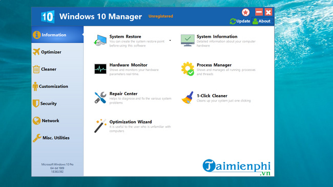 tai windows 10 manager