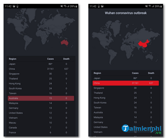 tai coronavirus live