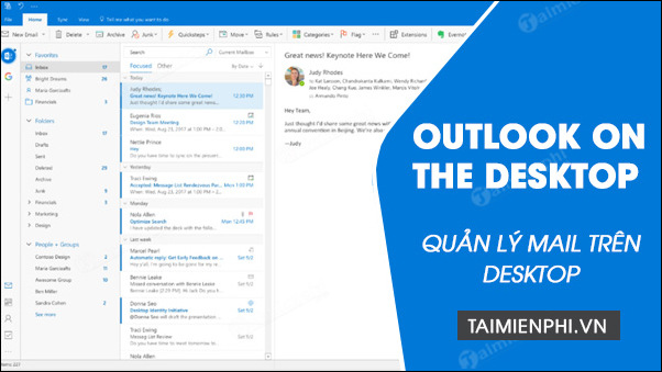 download outlook on the desktop